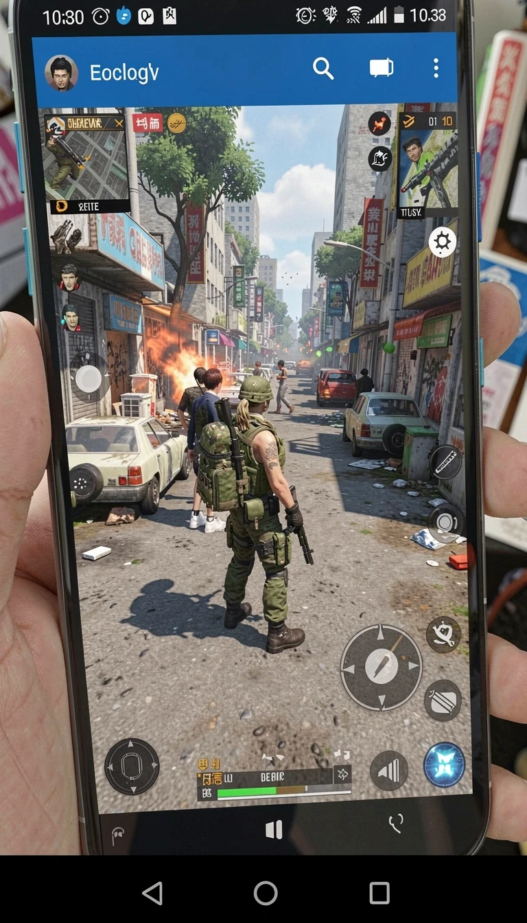 666ff - Tangkapan layar aksi dramatis saat dalam mode multiplayer.